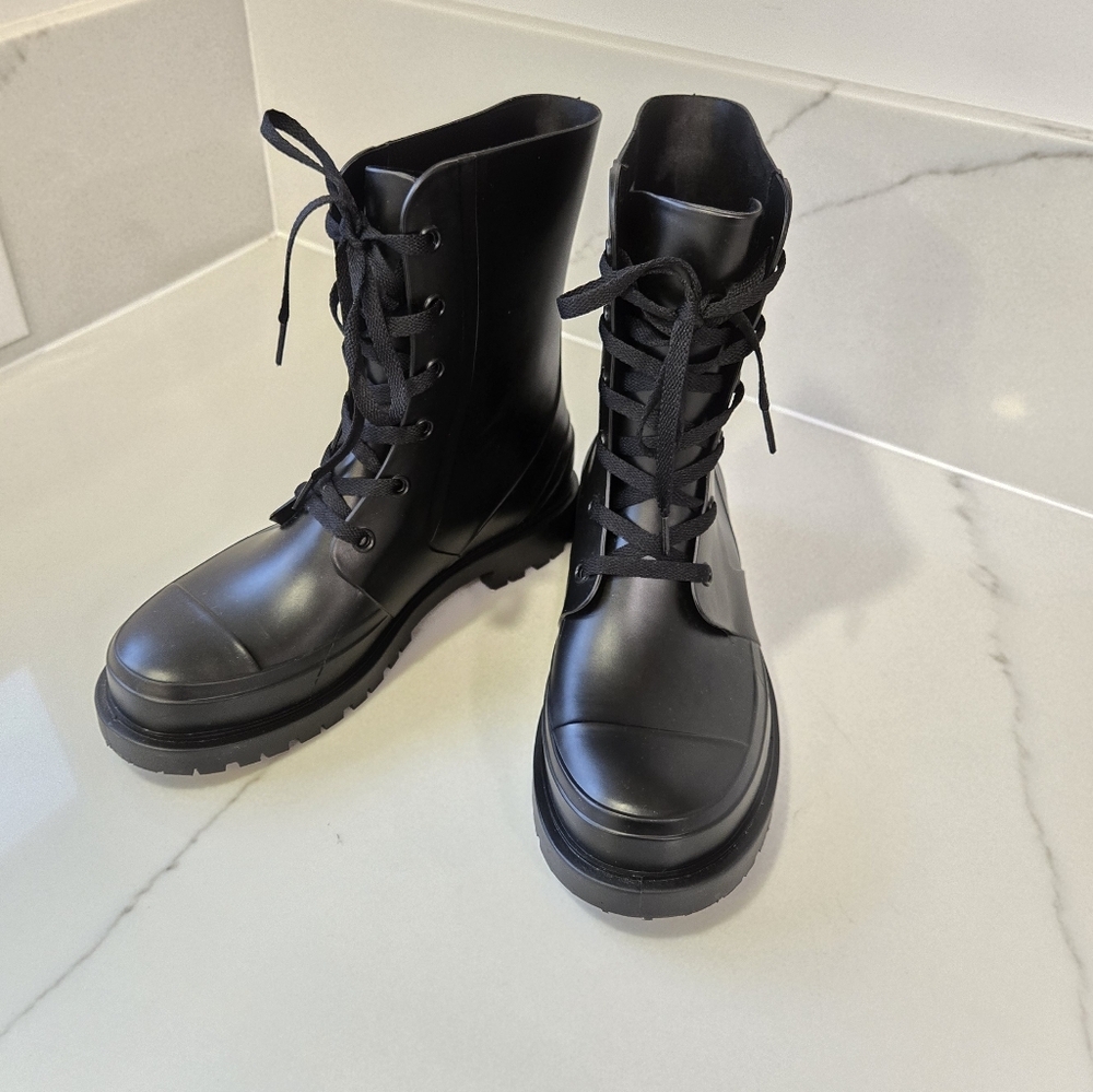 Black Cougar Rainboots 11